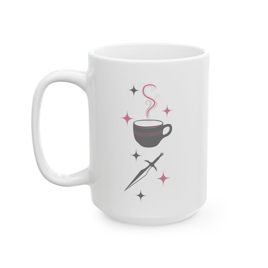 Mom Life with a Side of Coffee, Fantasy, and Morally Gray Men Mug