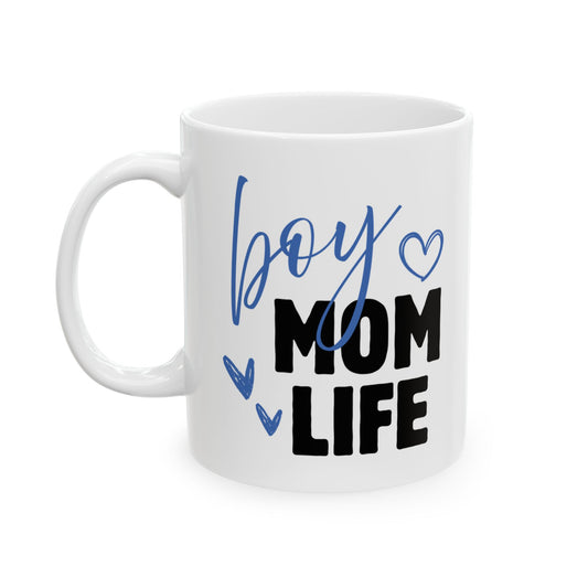 Boy Mom Life Mug